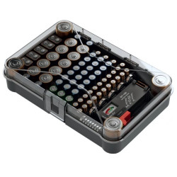 Organizer, pojemnik na baterie z testerem baterii Kistenberg KBBT