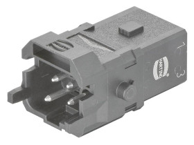 Harting 09100032601 Wstawka pinowa męska 3 śrubowe 1 szt.