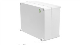 Industrial Puszka Hermetyczna N/T 220X170x107 Z Zawiasami Ip65 Szara 2717-03