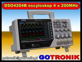 DSO4204B oscyloskop cyfrowy czterokanałowy 200MHz