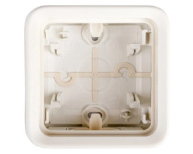 PLEXO55 Puszka natynkowa pojedyncza biała 069689