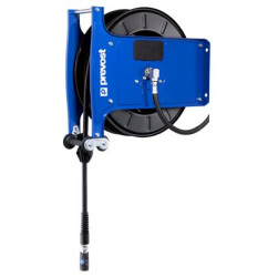 Bęben do nawijania węży, wylot: Złącze G-3/8 żeńskie, śr. wew. węża: 13mm, 12 bar, Montaż na ścianie, 15m