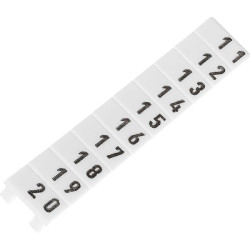 Wieland 04.845.0253.0 Marking Strip 5mm Marked 9705 A/5/10 B 11 - 20