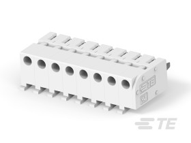 Wtyk PCB Stałe bloki zacisków TE Connectivity do użytku z: Przewody i kable