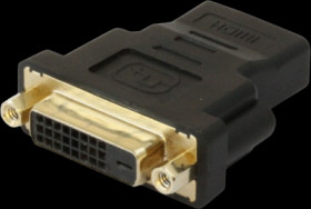 Adapter, HDMI socket (type A) to DVI-D socket, black, IADAP-HDMI-644