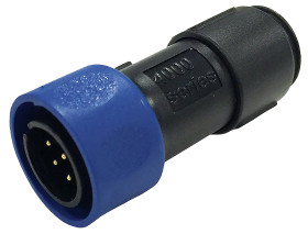 Złącze wielostykowe przemysłowe 3-pinowe Miniaturowe Montaż na kablu Wtyczka Bulgin