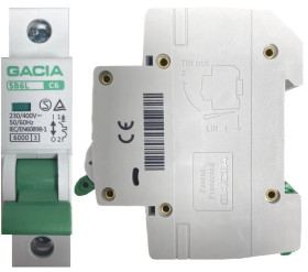 Bezpiecznik Wyłącznik Nadmiarowo Prądowy Nadprądowy 1P 6kA B 10A Eska