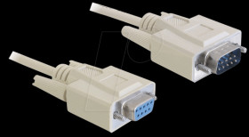 82979 Cable serial, SUB-D 9, 10 m, plug/jack