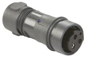 Złącze wielostykowe przemysłowe 3-pinowe Montaż na kablu Gniazdo Bulgin