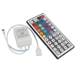 RGB44IR Kontroler LED RGB 12V 6A z pilotem IR 44 przyciski