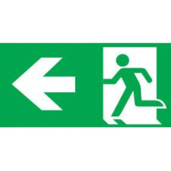 Piktogram wyjście w lewo E3 Intelight do OXIMIA, ramki dwustronnej ORION, SUPREMA