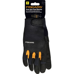 Fiskars 1071129 Axe and Tool Gloves Size 8 Durable with Touchscreen Pads