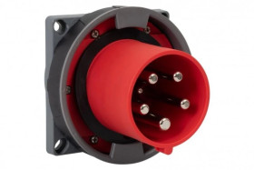 Wtyk siłowy tablicowy odbiornikowy 63A 5p /FE/ IP67