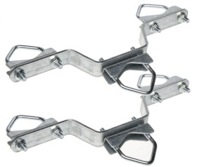 Obejma do równoległego zamocowania masztu rurowego do masztu kratowego OR3-50W6