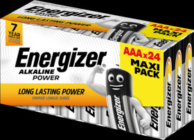 E303271700 Energizer, alkaline-battery, AAA (Micro), box of 24