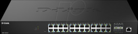 DMS-1250-28P/E Switch, 28-port, Gigabit Ethernet, SFP+, PoE