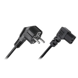 KABEL SIECIOWY 230V KOMPUTEROWY KĄTOWY