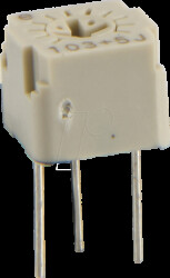 FT-63EP-103 Precision potentiometer, trimmer, vertical, 10 kOhm