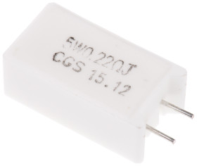 Rezystor 220mΩ 5W ±5% ±300ppm/°C drutowy TE Connectivity