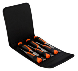 Zestaw dłutownicy 6 sztuk Piece 6 mm, 10 mm, 12 mm, 18 mm, 25 mm, 32 mm Bahco