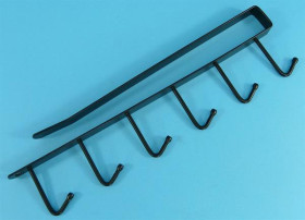 WIESZAK NA KUBKI 6-SZT CZARNY