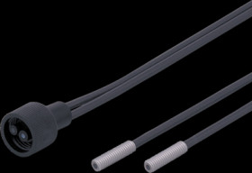 E20059, Through-beam sensor, Sensing head thread Minfrared light, Lens type standard, (28 x 21)...(