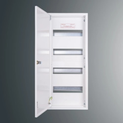 Rozdzielnica n/t modułowa RZ 16NN 4 x 12S 672x288x130 szyna TH35 IP30 RAL 9003