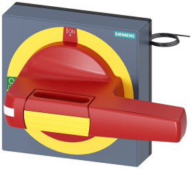 Uchwyt obrotowy do 3KD Rozmiar 3 3KF Rozmiar 2 i 3 100mm kolor Czerwony/żółty IP65 Siemens SENTRON