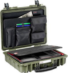 Walizka outdoorowa Explorer Cases 4412HL.G C, (S x W x G) 45 x 35 x 13 cm, oliwkowo zielony