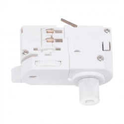 Adapter do szyn 3 fazowych kolor biały metal/tworzywo sztuczne 8080 Zuma Line