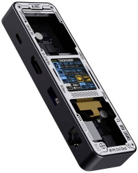 Stacja dokująca USB-C® Dockcase DPB61L-EB zintegrowany wyświetlacz, z funkcją ładowania, zasilanie USB-C®