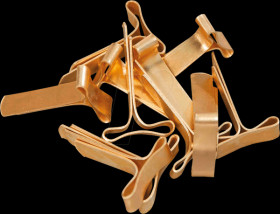 Brass fasteners, 100 pieces