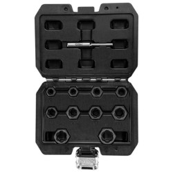 Nasadki 3/8, do uszkodzonych nakrętek, krótkie - zestaw 11 szt. 11-922