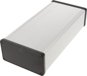 Aluminum enclosure, (L x W x H) 220 x 103 x 53 mm, natural, IP54, 1455N2202