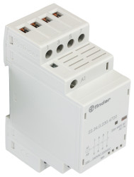 Stycznik 230 V AC/DC Finder styki: 4 25 A 3NO + 1NC Szyna DIN Śruba 22.34.0.230.4720
