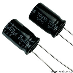 25YXF470MEFC10X16 470uF 25V Electrolytic Radial RADIAL RUBYCON