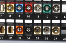 Moduł keystone RCA gniazdo na gniazdo kolor szary