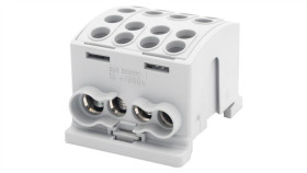 Zacisk Hlk 125A-4 (1X35,3X25 / 1X35,3X25) Al/Cu - Szary