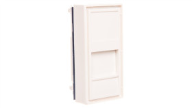 Adapter Jednomodułowy Prosty 22,5X45mm Dla 1Xrj45 Lub 1Xrj 12 Dc/Fa-644-1Sp