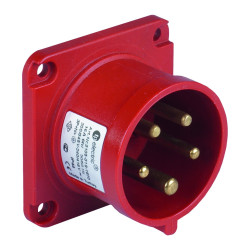 Wtyczka tablicowa prosta CEE 5P 16A 400V IP44 75x75 3105-320-1675