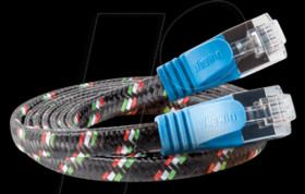 PKW-TOUGH-STP-K6 0.5 BL Cat.6 SLIM tough cable, F/FTP, 0,5 m, blue