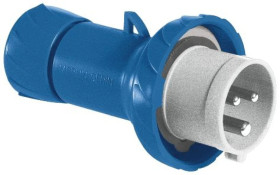 Przemysłowa wtyczka przenośna, prosta, 32A, 2p+E, 200...250 V AC, IP 67 PKE32M723