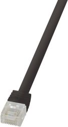 kabel LAN LogiLink CF2073U, 1 szt., RJ45, CAT 6, U/UTP, 5.00 m, czarny
