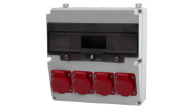 Rozdzielnica Lago 17M - Gniazda 4X32a 5P /17 Modułów/