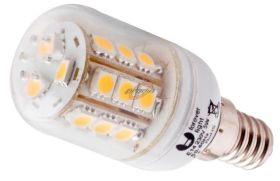 ŻARÓWKA LED E14 5W 5050x24 BIAŁA CIEPŁA