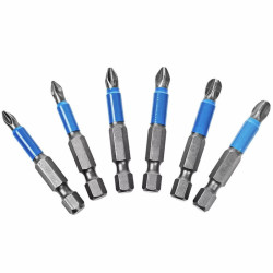 Zestaw bitów antypoślizgowych magnetycznych 6szt wkrętaków Anti-Slip