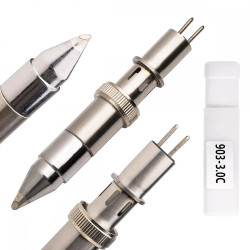 Grot 903-3.0C ścięty srebrny do stacji lutowniczej Yihua 939D+ IV (300W)