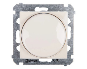 Simon 54 Ściemniacz naciskowo-obrotowy 20-500W kremowy DS9T.01/41