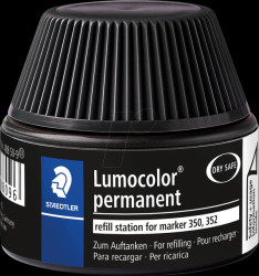 488 50-9 Refill station, Lumocolor permanent marker 350/352, black