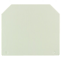 End/Intermediate plate for terminal block, 1050100000